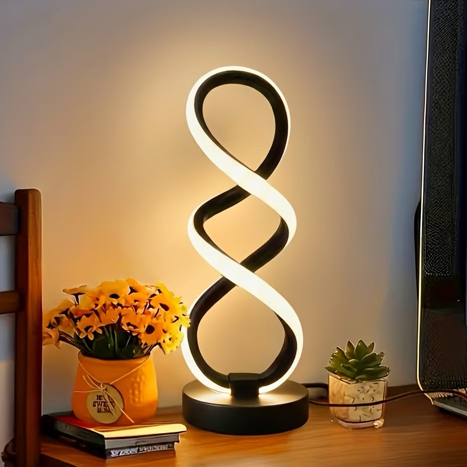 LED-skrivebordslampe med 3 lysfarger – for kontor og hjemmebruk