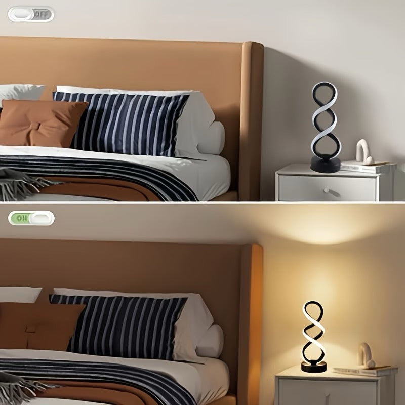 LED-skrivebordslampe med 3 lysfarger – for kontor og hjemmebruk