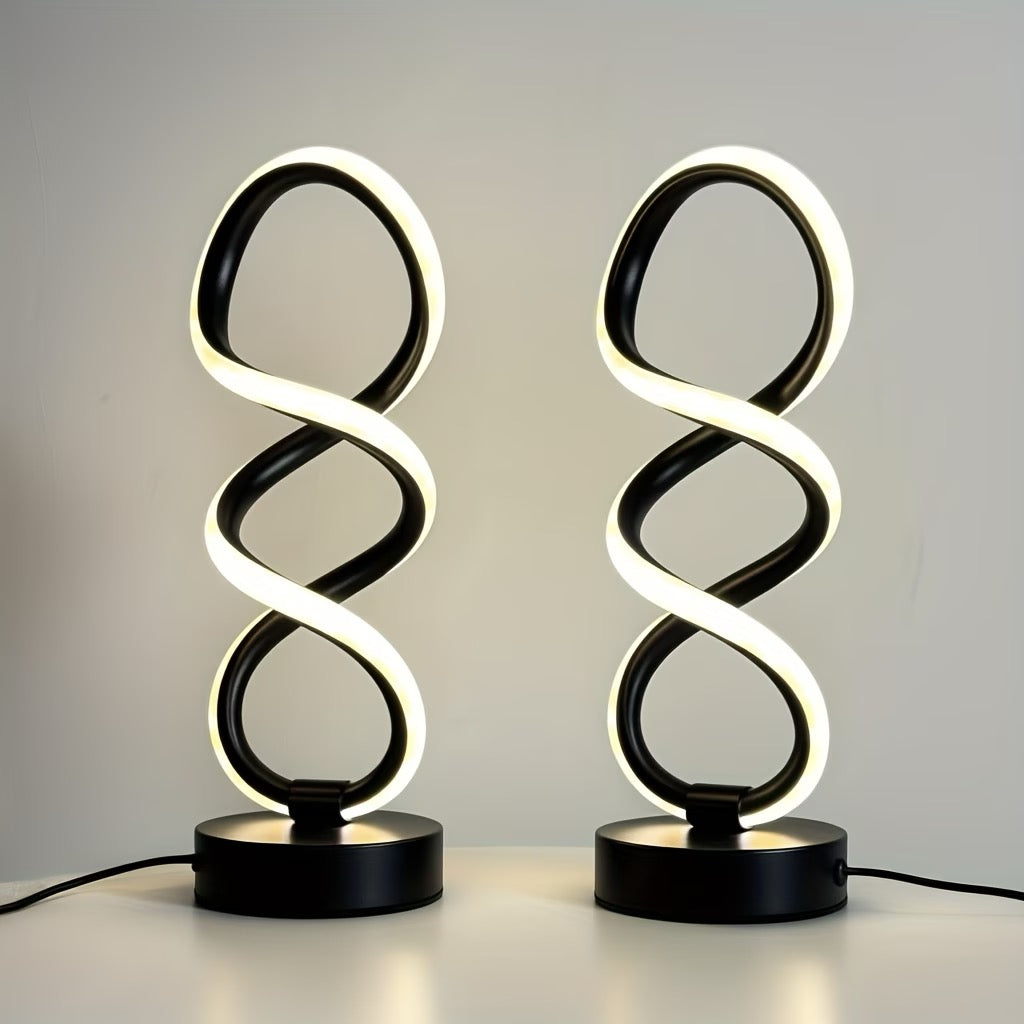 LED-skrivebordslampe med 3 lysfarger – for kontor og hjemmebruk