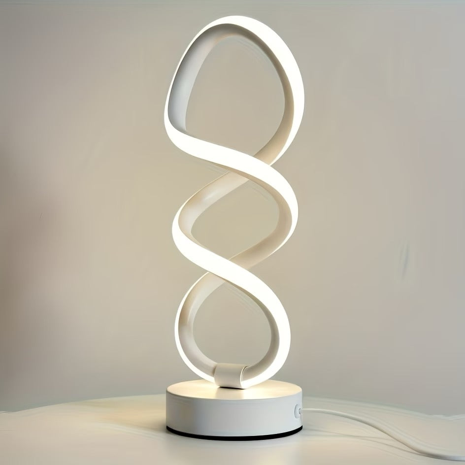 LED-skrivebordslampe med 3 lysfarger – for kontor og hjemmebruk