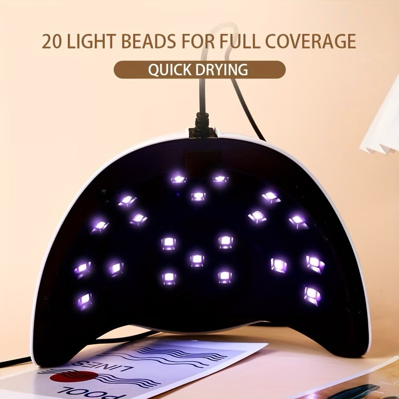 LED-lampe for negler – rask herding, hjemmebruk og neglesalong